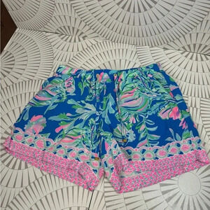 Lilly‎ Pulitzer Women’s Katia Mid-Rise short fancy fins engineered size XS
